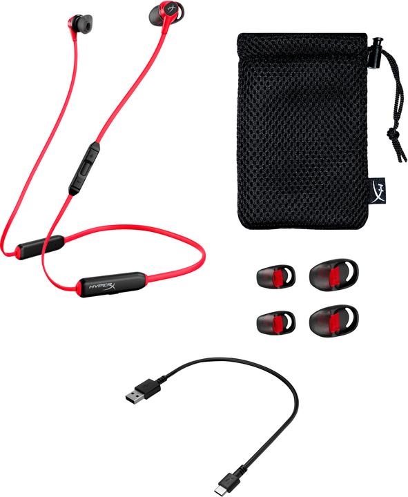 Actual product image HP HyperX Cloud Buds Red (HEBBXX-MC-RD/G) (Wireless)