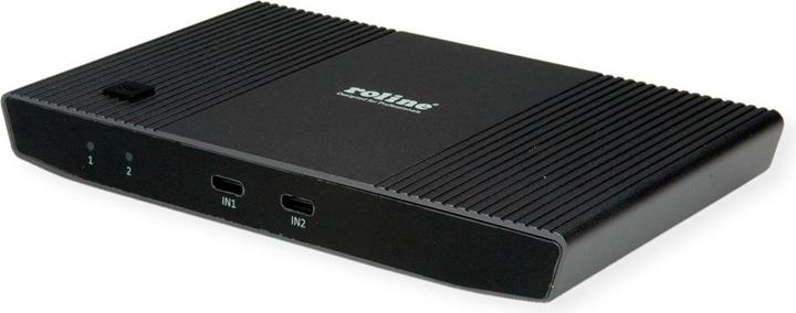 Produktbild Roline KVM Switch 2fach/Dock USB-C