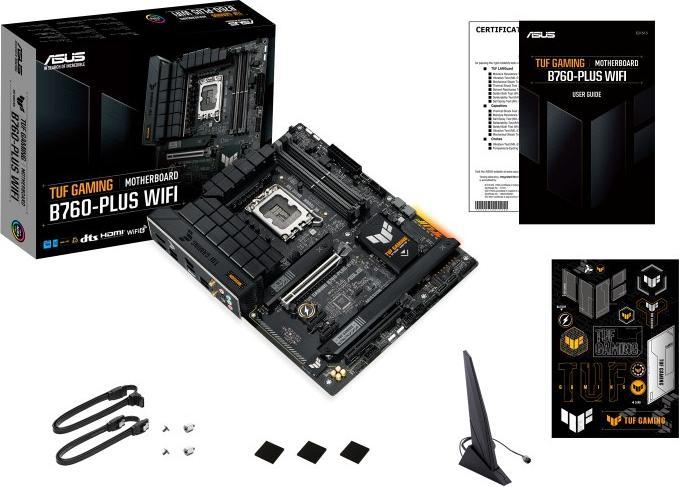 Actual product image ASUS TUF GAMING B760-PLUS WIFI (LGA 1700, Intel B760, ATX)