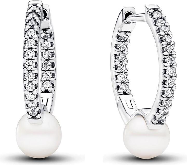 Pandora Creole Treated Freshwater Cultured Pearl & Pavé (Silber 925)