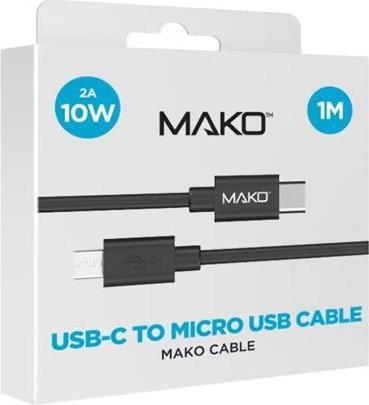 Produktbild Mako USB C — Micro USB (1 m, USB 2.0)