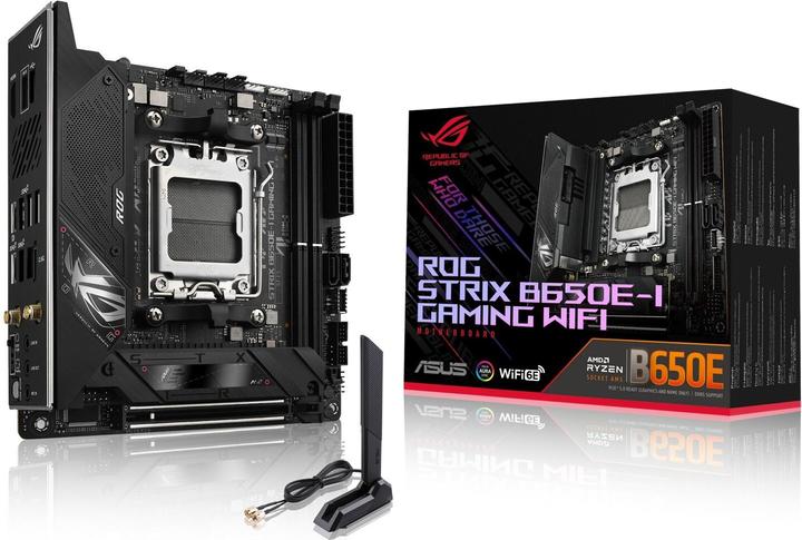 Produktbild ASUS ROG STRIX B650E-I GAMING WIFI (AM5, AMD B650E, Mini-ITX)