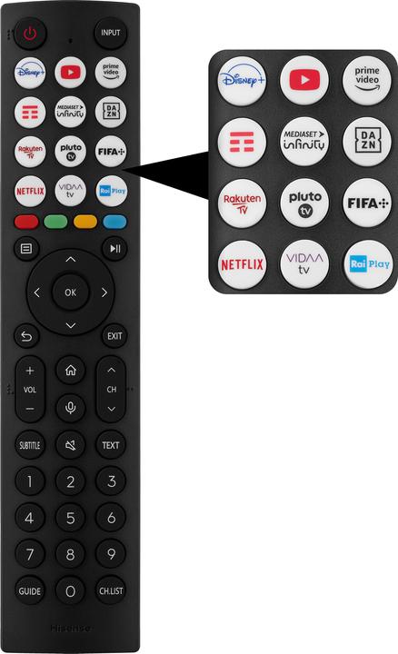 Produktbild Hisense TV 65A6K (65", LCD, 4K, 2023)