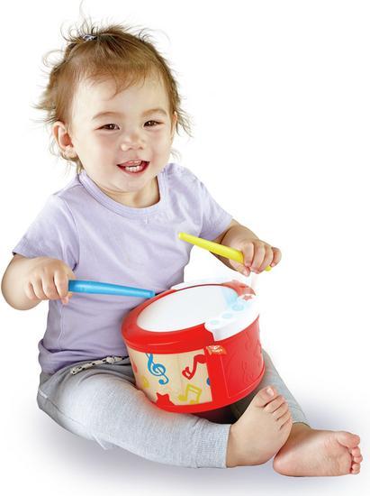 Actual product image Hape Learning game drum (German, French, Italian, English)