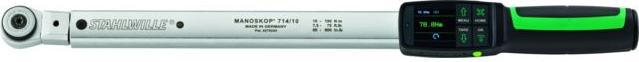 Produktbild Stahlwille 714R Drehwinkel-Drehmomentschlüssel MANOSKOP, Einsteckwerkzeug, 6 (3/8", 4.50 Nm, 60 Nm)