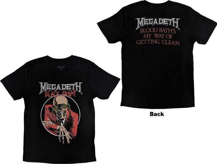 Megadeth Black Friday Back Print