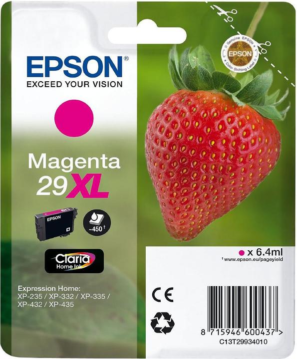 Image du produit Epson 29XL Claria Home (M)