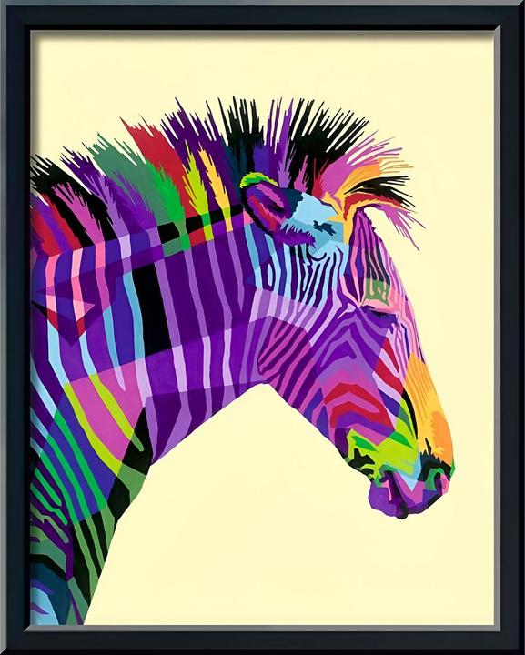 Image du produit Ravensburger Peinture par numéros 28988 - Zèbre coloré - dès 12 ans