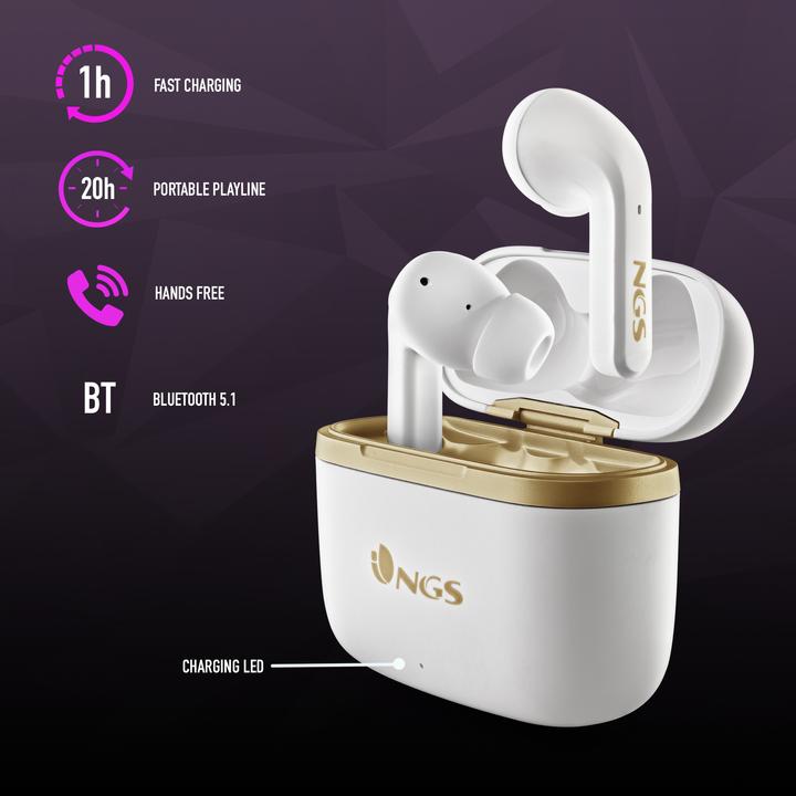 Actual product image NGS Artica trophy white (5 h, Wireless)