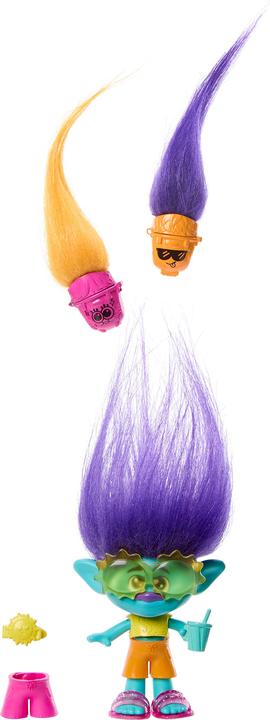 Produktbild Mattel Trolls Haarige Überraschungen Branch
