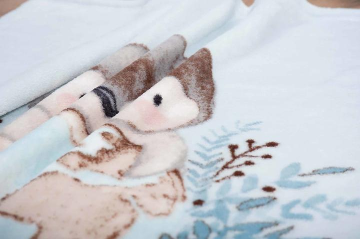 Produktbild Babybest Pinguin Microfaserflausch-Decke (75 x 100 cm)
