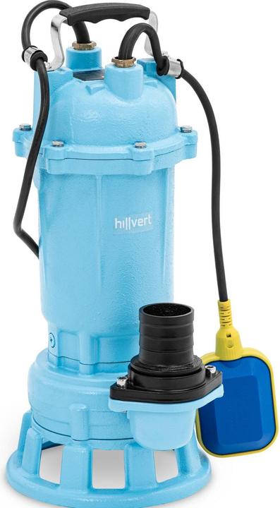 Actual product image Hillvert Submersible Pump - 500 l/min - 2100 W - float switch - cutting unit (Sewage pump)
