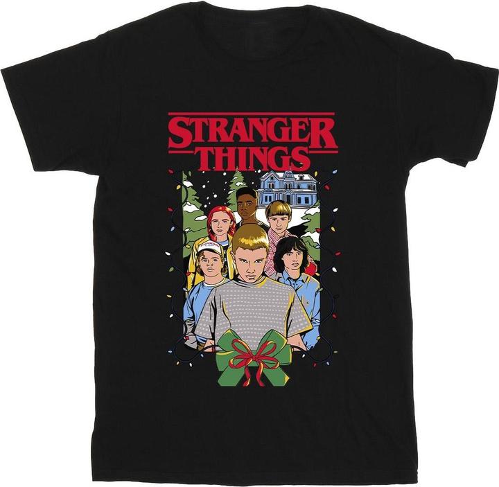 Netflix Stranger Things Christmas Poster TShirt Jungen