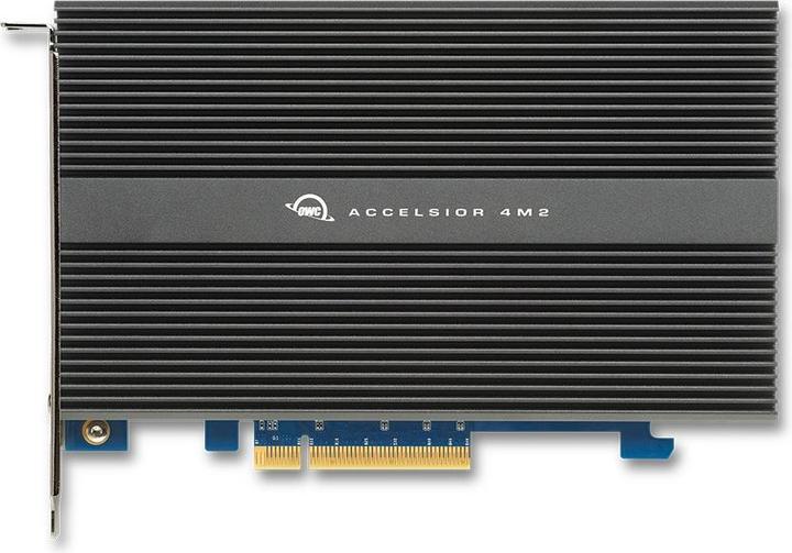 Produktbild OWC 16.0TB Accelsior 4M2 PCIe M.2 NVMe SSD Adapter Card (16000 GB, PCI-Express)