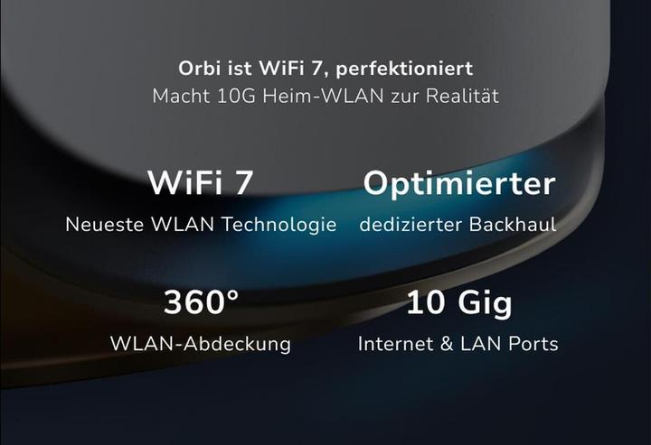 Produktbild Netgear Mesh-System Orbi 970 RBE973SB-100EUS 3er Set