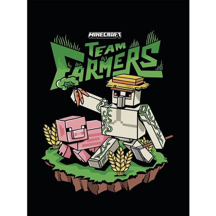 Actual product image Minecraft Team Farmers Canvas Print (80 x 60 cm)