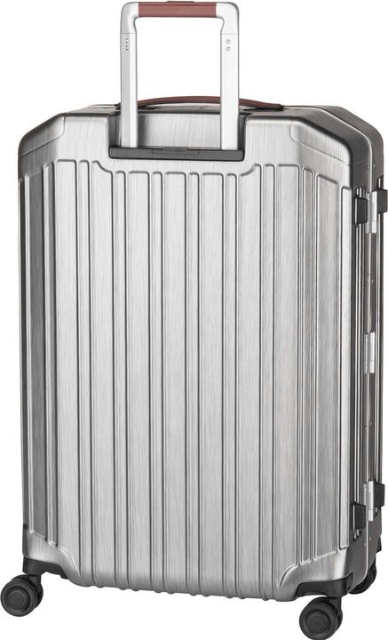 Immagine prodotto Piquadro PQ-Light - Trolley medio ultra sottile a guscio rigido nero/pelle (67 l, M (50 - 90l))