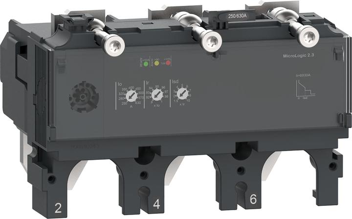 Produktbild Schneider Electric Stromrelais MicroLogic 2.3 für ComPacT NSX 630 Leistungsschalter, elektronisch, N