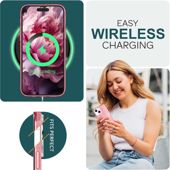 Produktbild Nalia Glitzer Hülle (Apple iPhone 15)