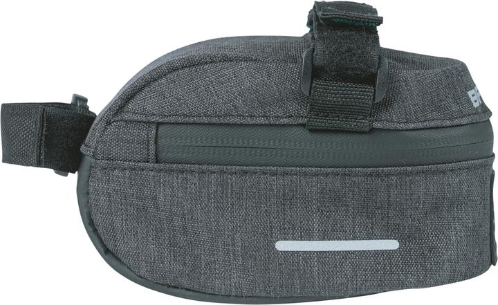 Actual product image Basil Discovery 365D Saddle Bag S, 0.5L, black melee (0.50 l, Saddle bag)