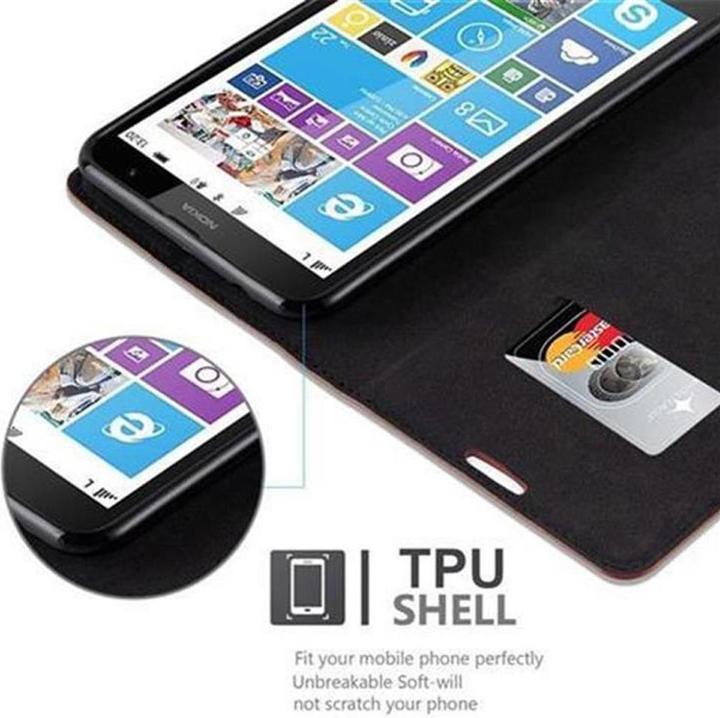 Actual product image Cadorabo Book Invisible Magnet Cover (Nokia Lumia 1320)
