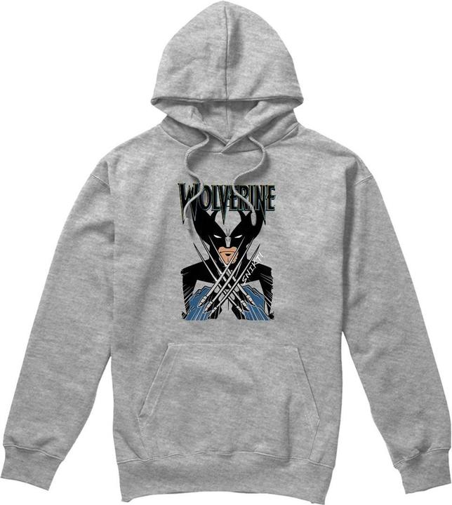 Immagine prodotto X-Men Felpa con Cappuccio Wolverine Scatto d'Azione Uomo (XL)