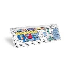 Actual product image Logickeyboard LKB-CBASE-CWMU-DE USB QWERTZ German Multicolor Keyboard (DE, Cable)