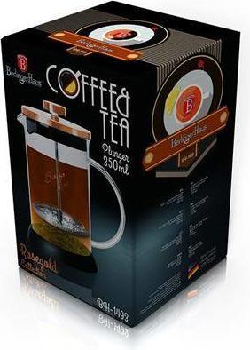 BerlingerHaus BH/1493 Manual Coffee Maker French Press Copper (0.35 l)