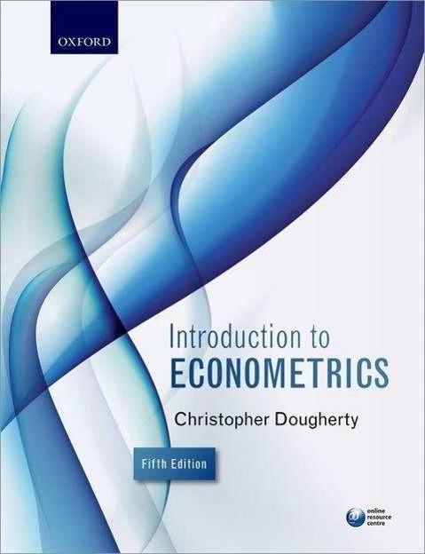 Image du produit Introduction to Econometrics (Anglais, Christopher Dougherty, 2016)