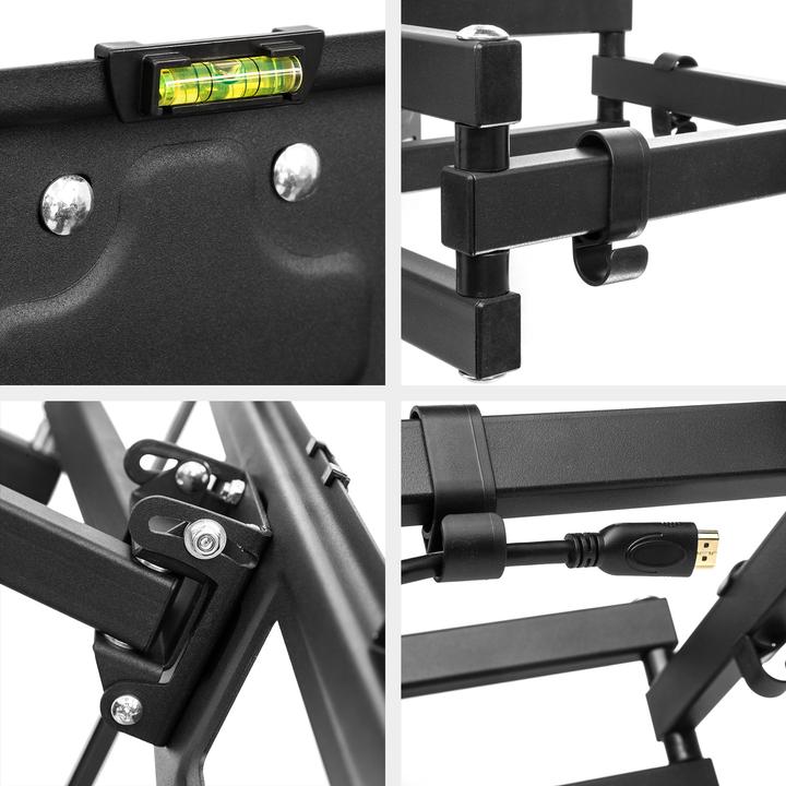 Produktbild tectake TV Wandhalterung (Wand, 65", 120 kg)