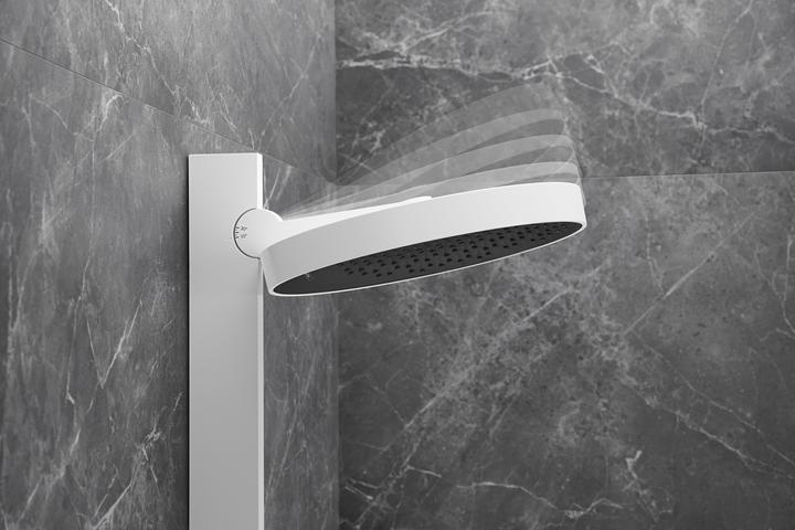 Actual product image hansgrohe Rainfinity Showerpipe 360 1jet concealed : Colour - Matt White