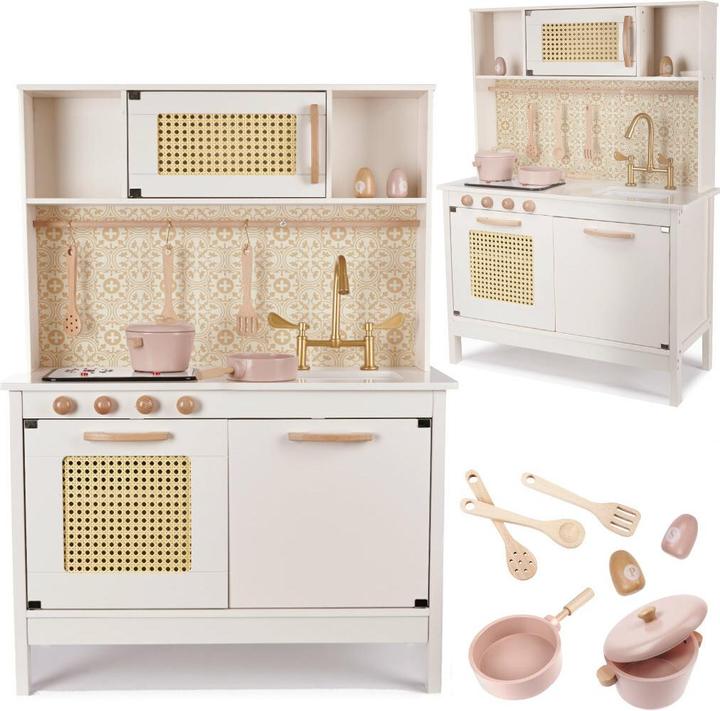 Actual product image Ikonka Retro style kitchen with boho accessories