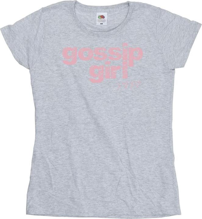 Actual product image Gossip Girl Womens/Ladies Swirl Logo Cotton T-Shirt (L)
