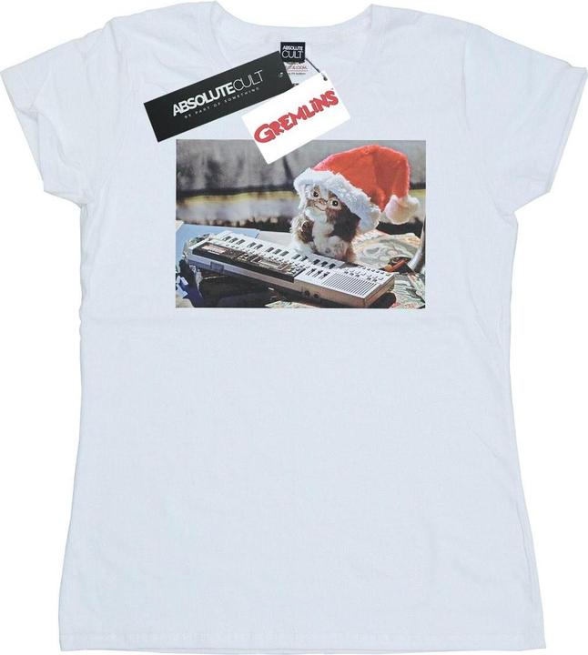 Universal Textiles Mogwai Christmas Hat TShirt (XXL)
