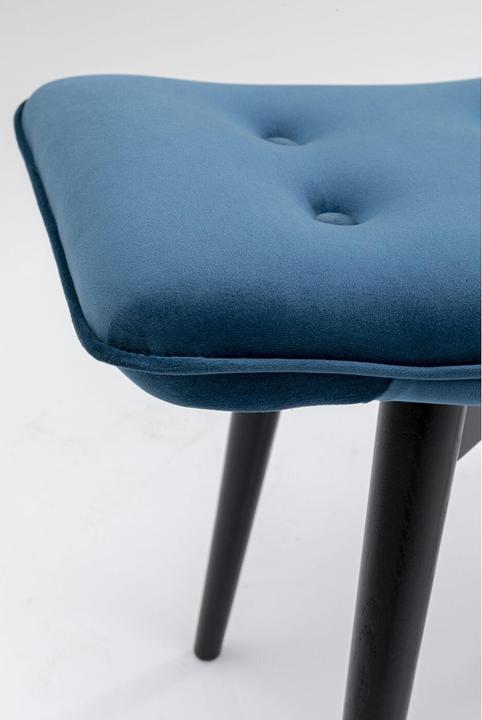 Produktbild Kare Design Hocker Black Vicky Velvet Petrol 46x59cm (59 cm)