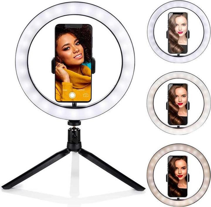 Produktbild Grundig Selfie-Lichtring 120 LED, 25cm
