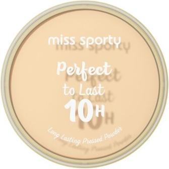 Miss Sporty Perfect To Last 10H Mattifying Face Powder 050 Transparent 9G (050 Transparent 9G)