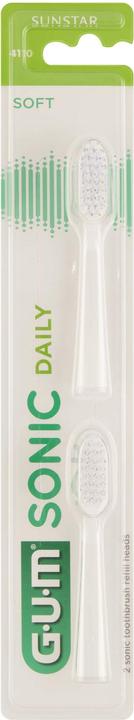 Immagine prodotto GUM Testine di ricambio Sonic Daily bianche (2 x)