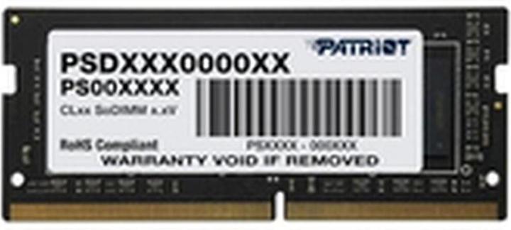 Immagine prodotto Patriot Firma PSD432G32002S Modulo di memoria GB DDR4 (1 x 32GB, 3200 MHz, DDR4-RAM, SO-DIMM)