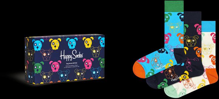 Image du produit Happy Socks Set cadeau chien mixte (Lot de 3, 36 - 40)