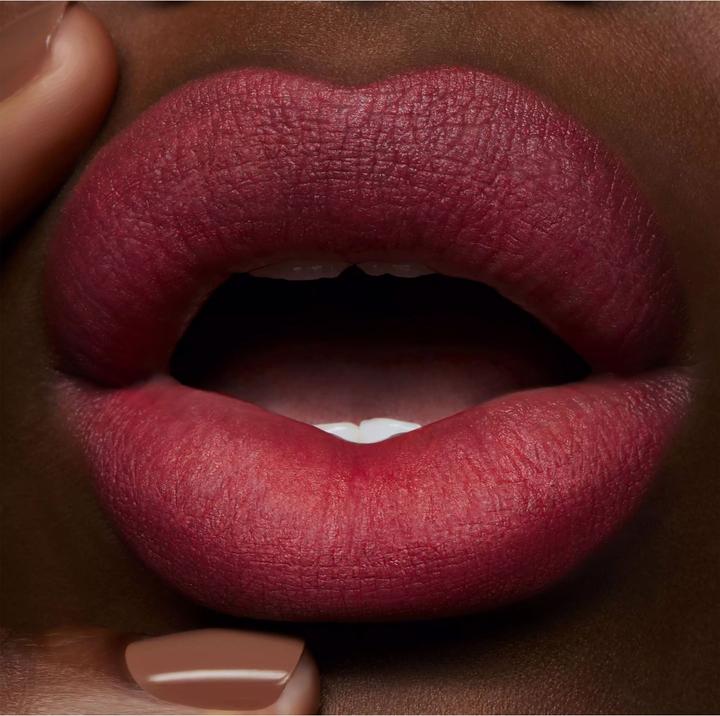 Actual product image MAC Cosmetics Powder Kiss Liquid Lipcolour (Escandalo!)