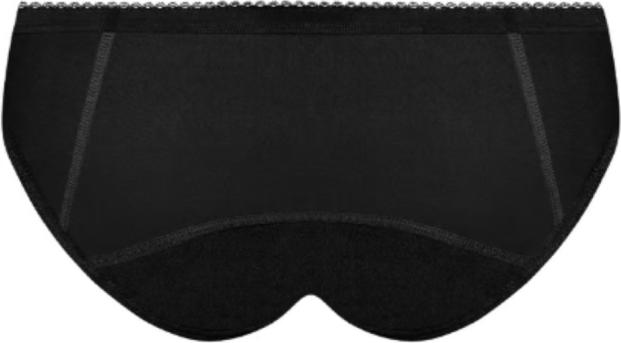 Actual product image DIM Boxer Lace Strong Black with Mesh Detail (S)