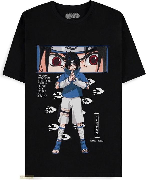 Actual product image Difuzed Naruto - Sasuke - Men's Short Sleeved T-shirt - 2XL (XXL)