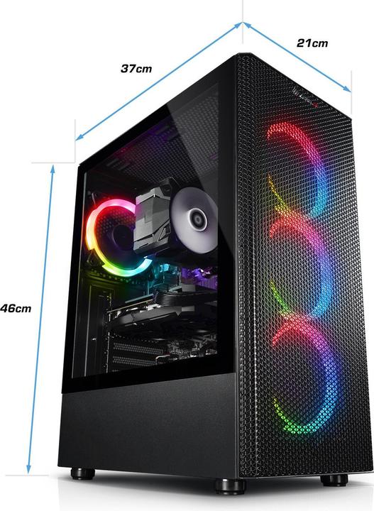 Produktbild Kiebel Rhino VII (AMD Ryzen 7 7700X, 16 GB, 1000 GB, GeForce RTX 4060)