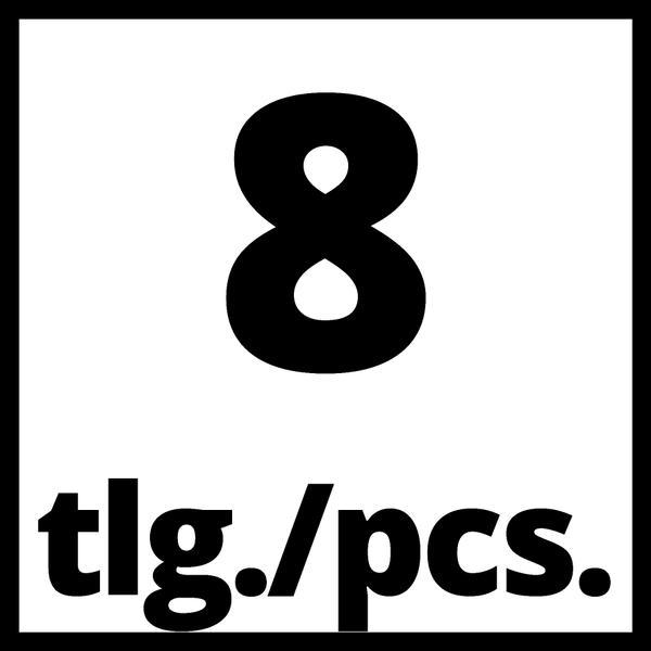 Image du produit Einhell Jeu d'adaptateurs de gonflage 8 pièces