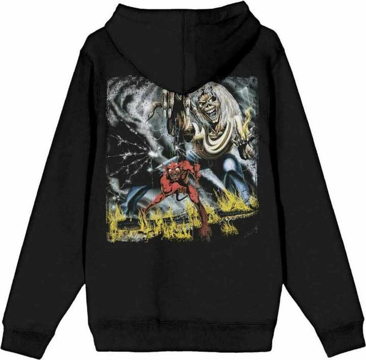Produktbild Music Brand Number Of The Beast Kapuzenpullover Logo (S)