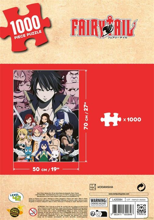 Actual product image Level 42 Fairy Tail Puzzle The Guild (1000 pieces) (1000 pieces)