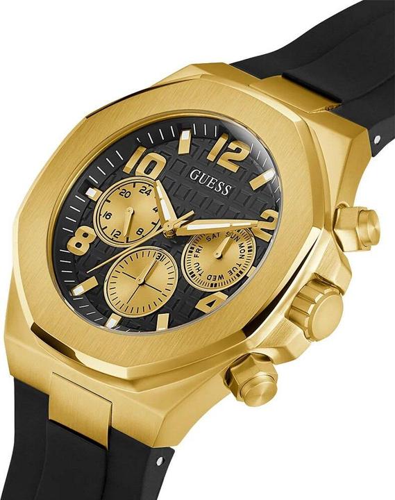 Actual product image Guess GW0583G2 Mens Empire 46mm 5ATM Watch (Analogue wristwatch, 46 mm)