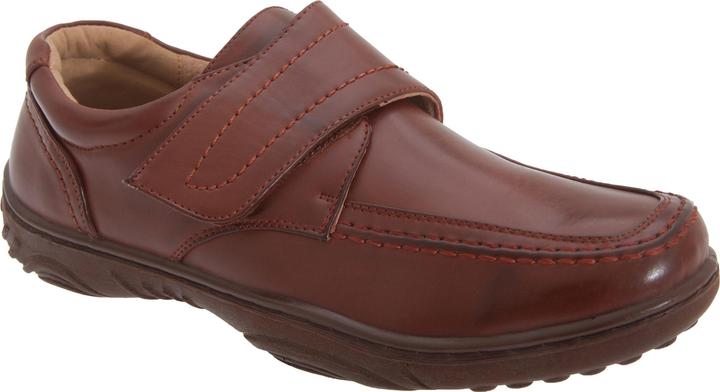 Smart Uns Schuhe mit Klettverschluss Leder