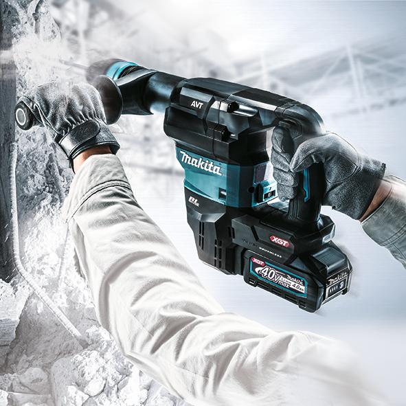 Actual product image Makita 40V max. cordless breaker HM001GM201 (Rechargeable battery operated, 40 V)